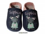 Lederpuschen Maus Mädchen | personalisierbar & individuell